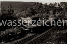 Bahnhof bad langenau - ak,
