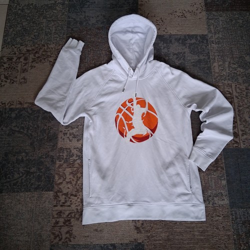 Herren hoodie weiß - l,