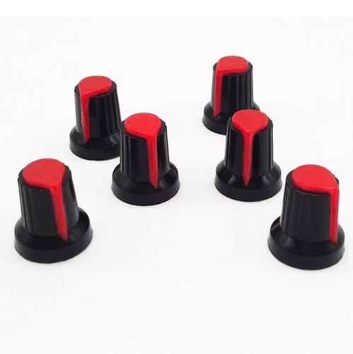 5er set drehregler - wh148, rot