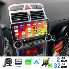Für Peugeot 307 307CC 307SW 2002-2013 9" Autoradio Android 14.0 GPS Navi Stereo