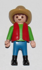 playmobil© Kind Junge Figur Hut  aus 3066 Junge mit Traktor und Güllefass