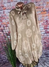 Chiffon Falten Schluppen KLEID