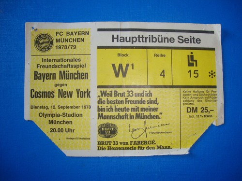 1978 ticket bayern münchen - 1978,