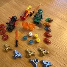 Lego Mini Figuren Figur Ninjago Lloyd Grüner Ninja Waffen Zubehör Klinge Konvolu