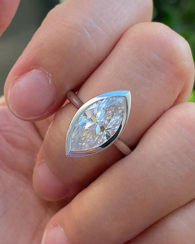 2ct moissanite verlobungsring - 2ct,