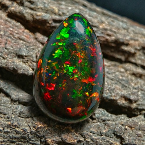Karat seltener schwarzopal - 17,