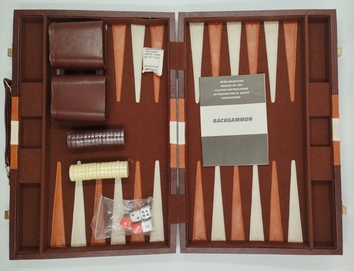 Backgammon koffer braun - koffer, ♟️