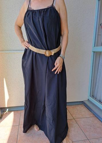 Schulterfreies maxi kleid - h&m, maxi-kleid