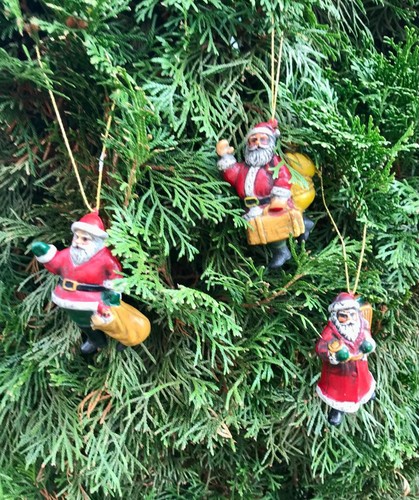 Weihnachtsdeko nikolaus 3x - nikolaus-,