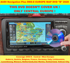 Audi Navigation Plus RNS-E EUROPA KARTE DVD "B" 2020 UPDATE A3, A4, A6, R8,RS3, S3