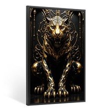 ✅ WANDBILD LUXUS GOLDENER