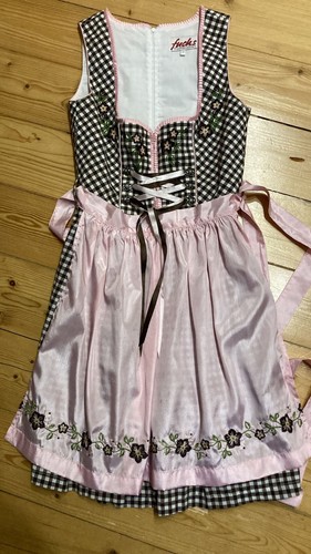 Tolles dirndl braun rosa - braun-rosa,, gr