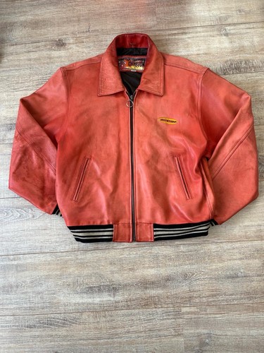 Leather jacket chyston rare - jacket,
