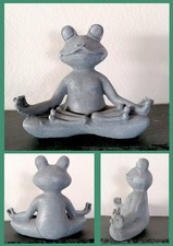 Meditation frosch kunstharz - meditation,