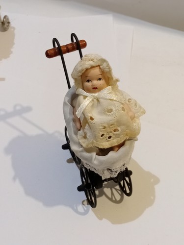Miniatur puppe porzelanpuppe - miniatur,