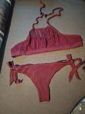 Hunkemöller Bikini Gr. L Weinrot