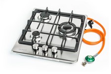 3 flammiger Edelstahl Propan