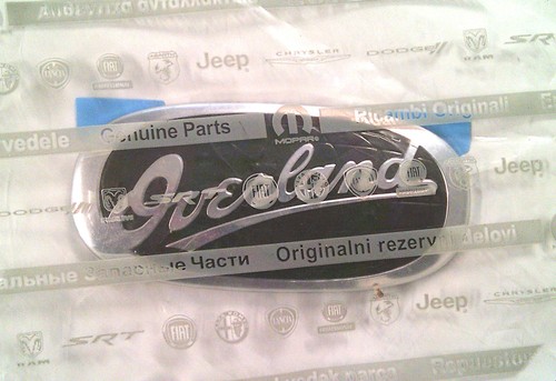 Schriftzug emblem overland - schriftzug,