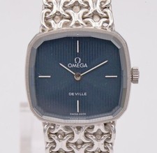 DAU OMEGA De Ville ref. 8338 Handaufzug in 18 Kt. 750 Weißgold um 1976