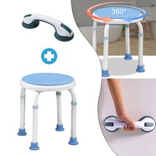 Duschstuhl Badestuhl Badhocker Duschhocker mit Duschgriff Saugnapf Badewannen