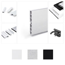 1,5-10,5 Meter Sockelleiste Sockelblende Küchensockel Einbauküche Schutzleiste