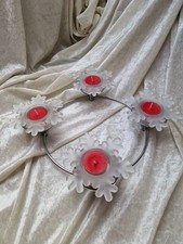 Partylite Century Silber mit Schneekristall GLÄSCHEN für TL 