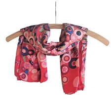 Buntes Seidentuch 100% Seide