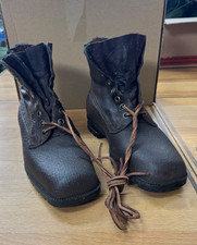 Kampfstiefel schwedische Armee Größe 42 Tretorn Braun Vintage Army Boots Schuhe