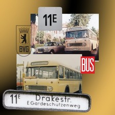 2 Fotos, BVG, Büssing E2U