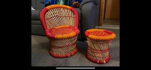 Kindersessel mit hocker von - kindersessel,