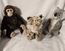 3 Stück WWF Plüsch Tiere