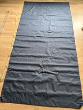 Top Thermovorhang Verdunklung Tür Vorhang Gardine 107x213cm Blau Eclipse Samara