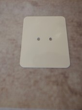 Kennzeichenplatte für Roller Mofa Moped E-Bike, weiß 