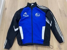 Adidas Retro Oldschool Trainingsjacke – Blau/Schwarz – Größe L – Vintage Style