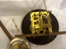 antikes Regulator Uhrwerk, Pendel, Halterung + Gong