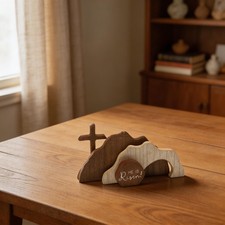 Geschnitztes holz auferstanden - holz,