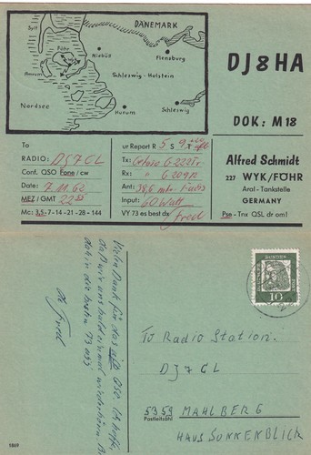 Wyk föhr gelaufen 1962 - /, föhr;