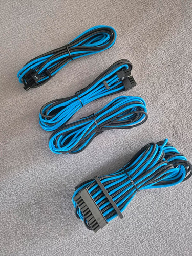 Modding kabel blau - blau, schwarz