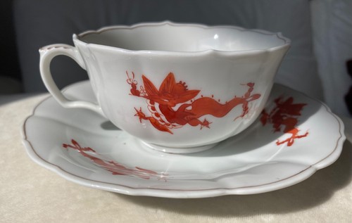 Meissen kaffeetasse untertasse - meissen,