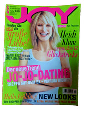 04-2005 JOY Zeitschrift Heft MAGAZIN Frauenzeitschrift + HEIDI KLUM + Frühling +
