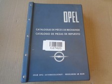 Opel Rekord D Commodore B Ersatzteilkatalog Teilekatalog französisch spanisch