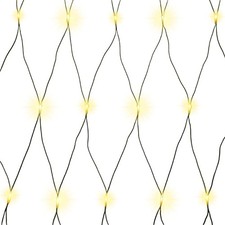 LED-Lichternetz warmweiß mit Timer-Funktion Beleuchtung außen innen