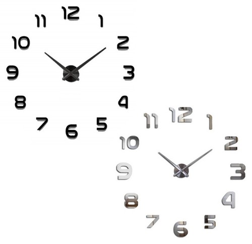 Wanduhr große wand - 3d, uhr