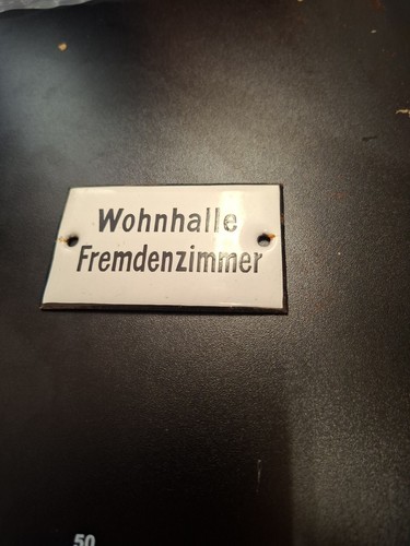 Kleines emalie schild - kleines,