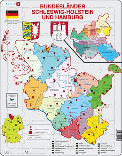 Puzzle bundesländer - t.),