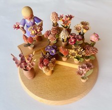 Blumenstand Blumenfrau Blumen