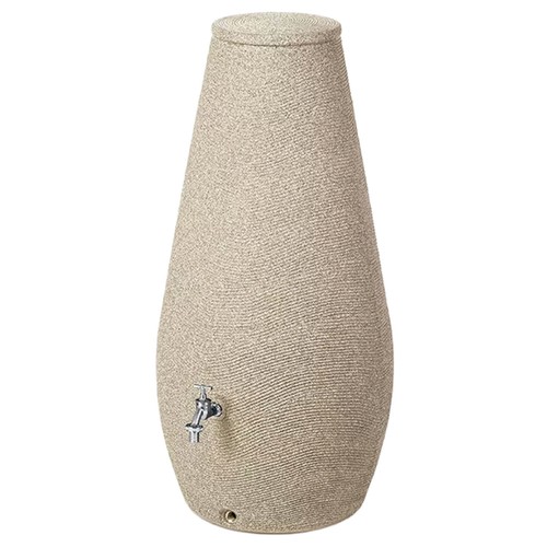 Regentonne 200 liter sandstein - regentonne,