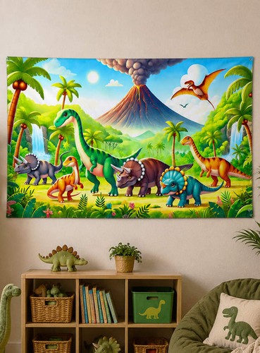 Dino fotowand kleinkinder - dino,