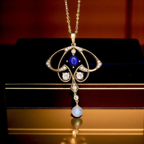 Collier pendentif doré - collier,