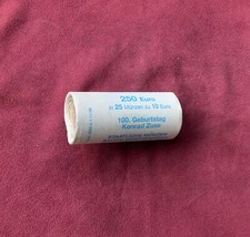 25 x 10 Euro - 100 J. Konrad Zuse / 2010 - Silber / Sterlingsilber / 1 Rolle OVP